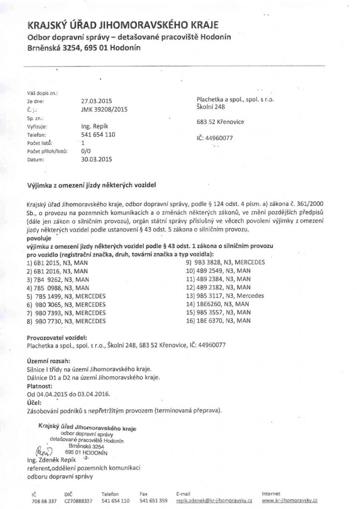 Plachetka - Vyjimka pro Jhmk.30032015-page-001